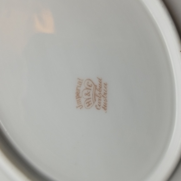 Antique H & C Imperial Large Floral Serving Platter - Picture 4 of 16